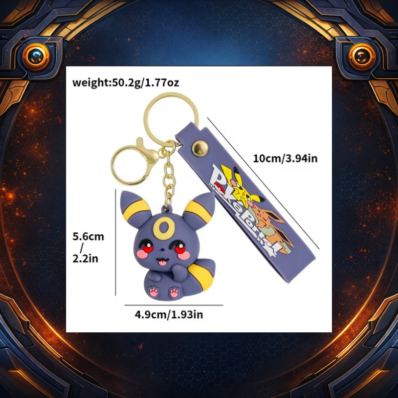 Eeveelution Figure Keychains