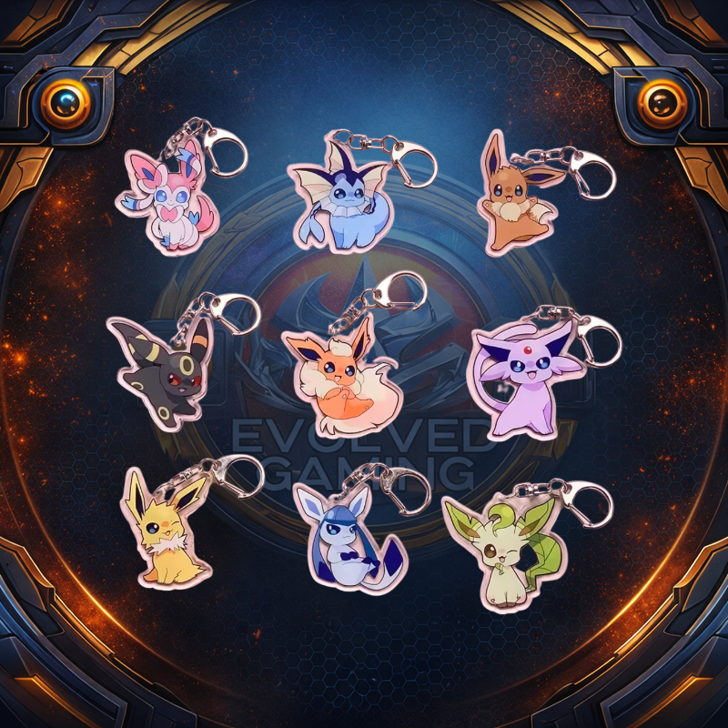Eeveelution Acrylic Keychain
