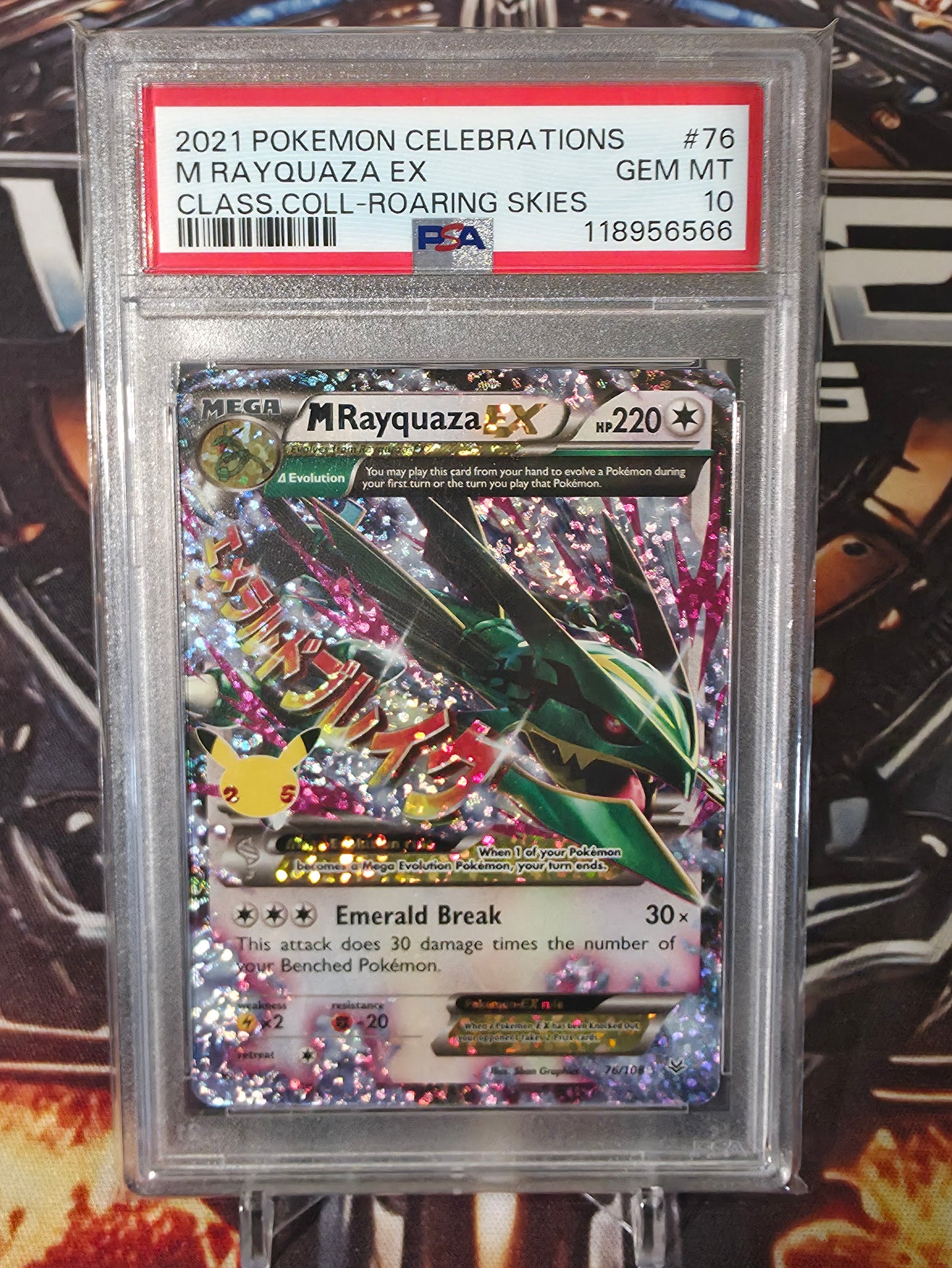 M Rayquaza EX #76 EN - PSA 10