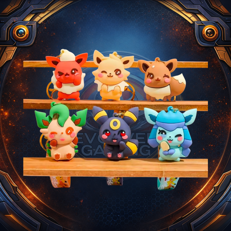 Eeveelution Figure Keychains