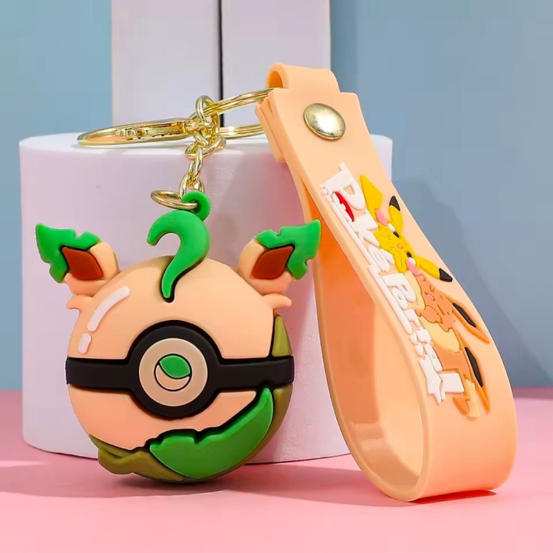 Eeveelution Pokéball Keychains