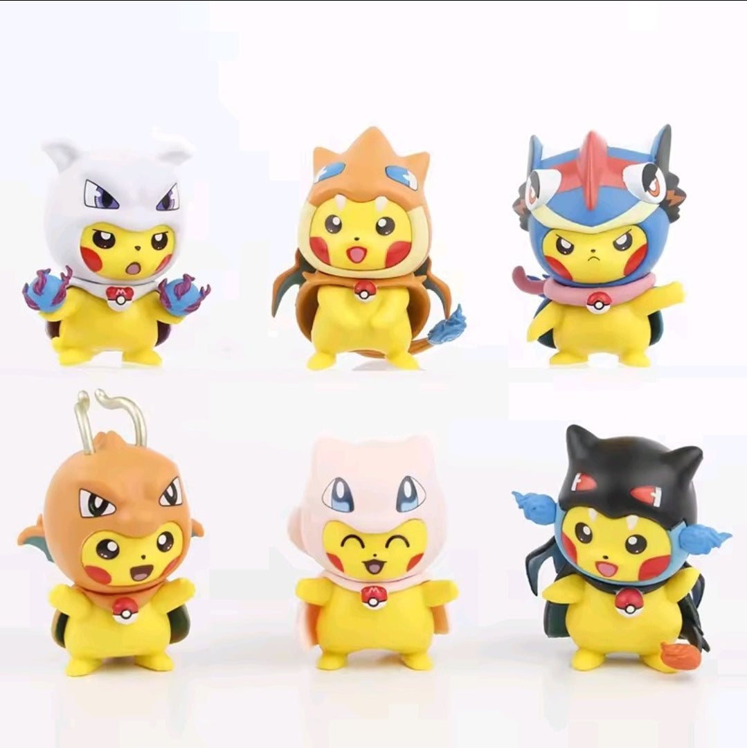 Poncho Pikachu Figurine