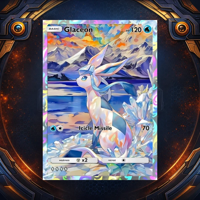 Custom Pokémon Eeveelution Art Gallery Pack (5 Cards)