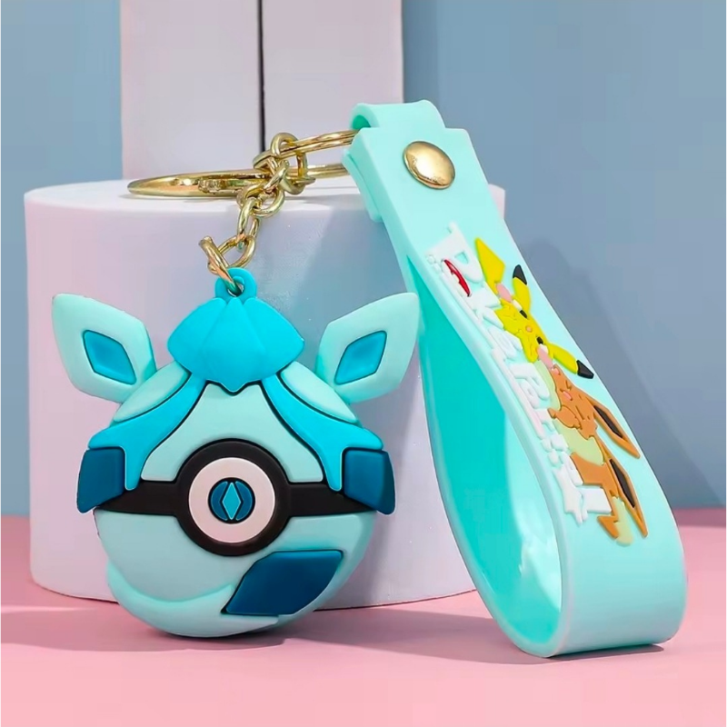 Eeveelution Pokéball Keychains