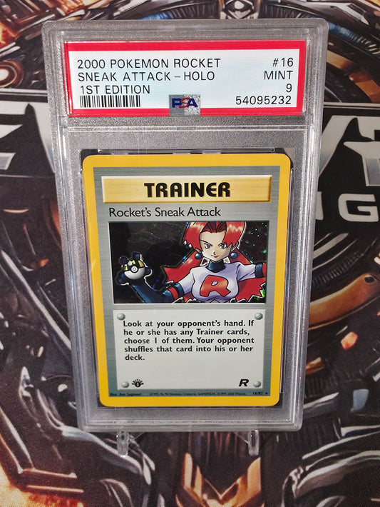 Rocket's Sneak Attack 1st Edition #16 EN - PSA 9