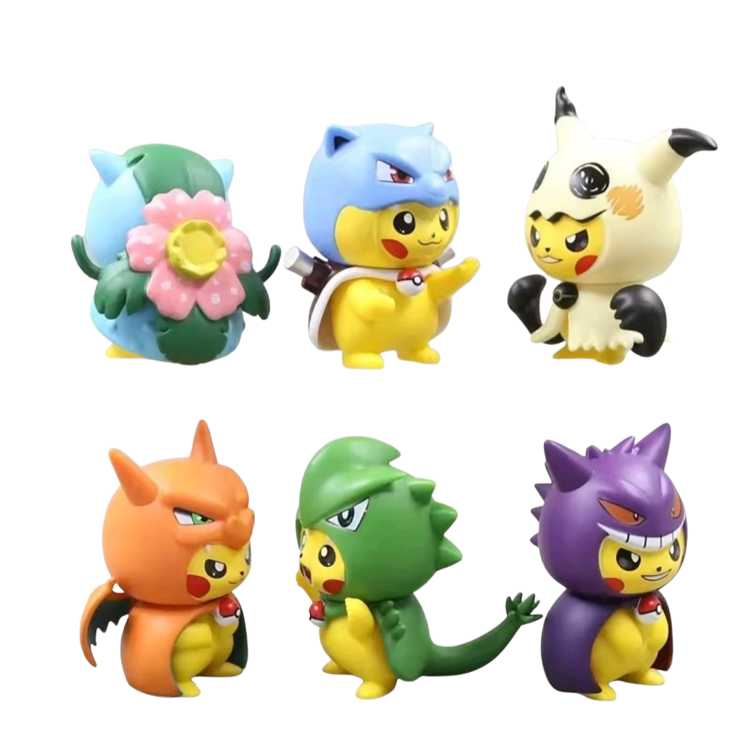 Poncho Pikachu Figurine Style 2