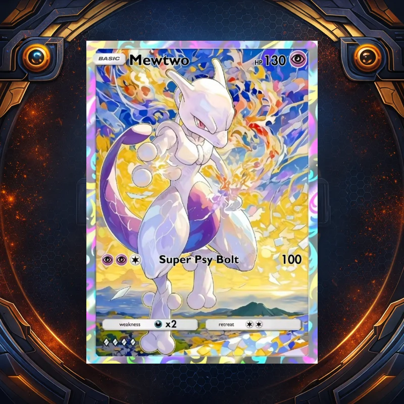 Custom Pokémon Art Gallery Pack (5 Cards)