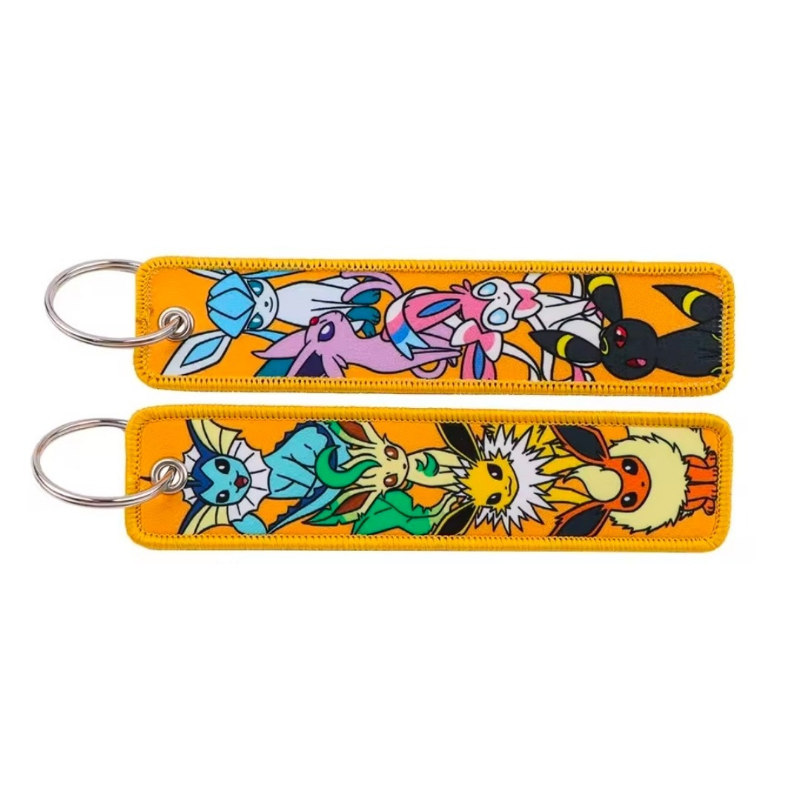 Pokémon Embroidered Keychains