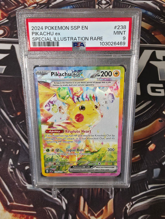 Pikachu ex #238 EN - PSA 9