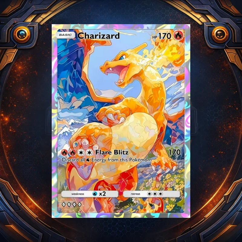 Custom Pokémon Art Gallery Pack (5 Cards)