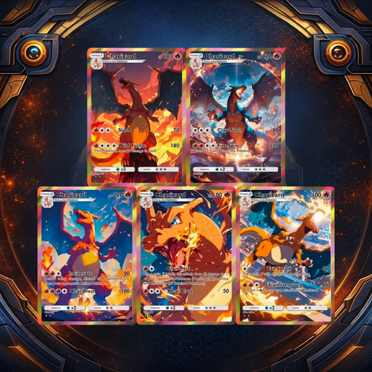 Custom Pokémon Charizard Art Gallery Pack (5 Cards)